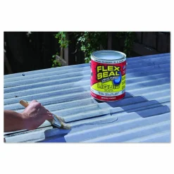 Flex Seal Products Flex Seal Liquid Rubber Sealant Coating Liquid, 1 gal Can, Dries Clear, 2/Carton