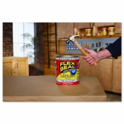 Flex Seal Products Flex Seal Liquid Rubber Sealant Coating Liquid, 1 gal Can, Dries Clear, 2/Carton