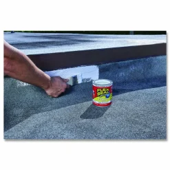 Flex Seal Products Flex Seal Liquid Rubber Sealant Coating Liquid, 16 oz Can, Dries White, 6/Carton