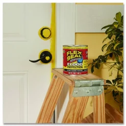 Flex Seal Products Flex Seal Liquid Flood Protection, 28 oz Can, Dries Yellow, 4/Carton