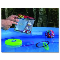 Flex Seal Products Pool Patch and Repair Kit, Flex Glue Mini Clear 0.6 oz Tube and (2) Flex Tape Mini Clear Patches 3
