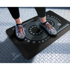 Floortex AFS-TEX 2000 Active Anti-Fatigue Mat, 16" x 24", Midnight Black