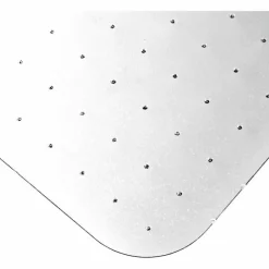 Floortex Cleartex AdvantagematPlus APET Lipped for Low/Standard Pile Carpets - 45"x53" - 53"x45"x 87 mil Depth x 0.38" Thickness - NCCMFLAG0005