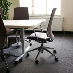 Floortex Cleartex Ultimat Polycarbonate Square Chair Mat for Carpets - 60