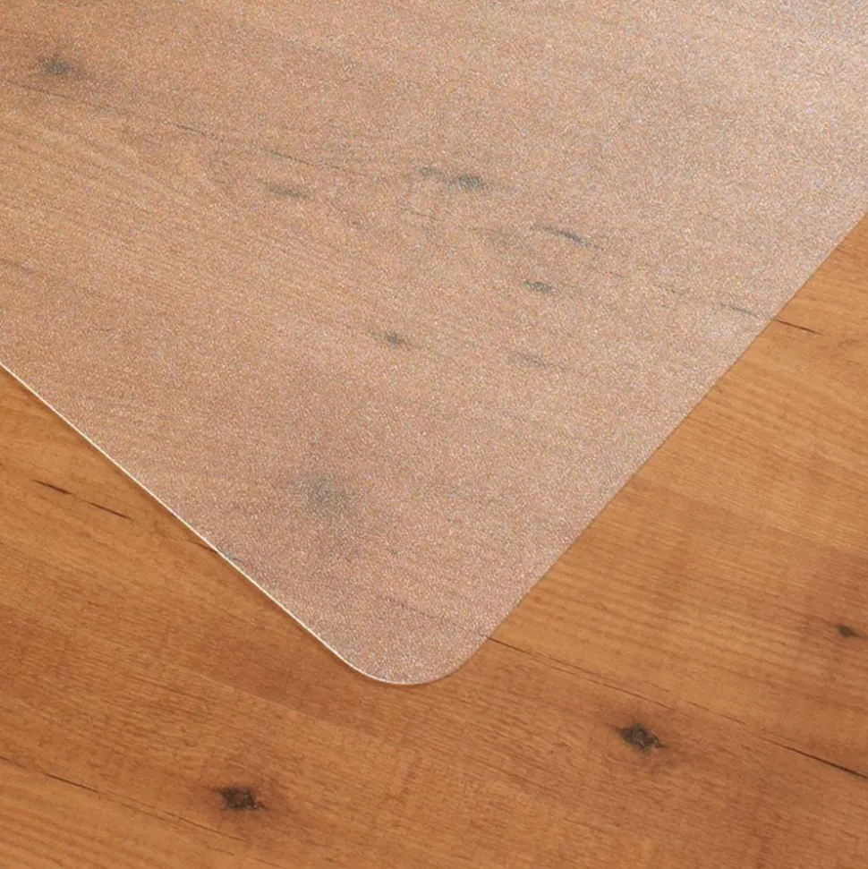Floortex Cleartex Ultimat Polycarbonate Rectangular Chair Mat for Hard Floor - 48" x 53"