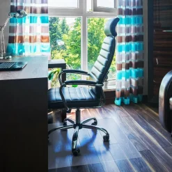Floortex Cleartex Ultimat Polycarbonate Rectangular Chair Mat for Hard Floor - 35