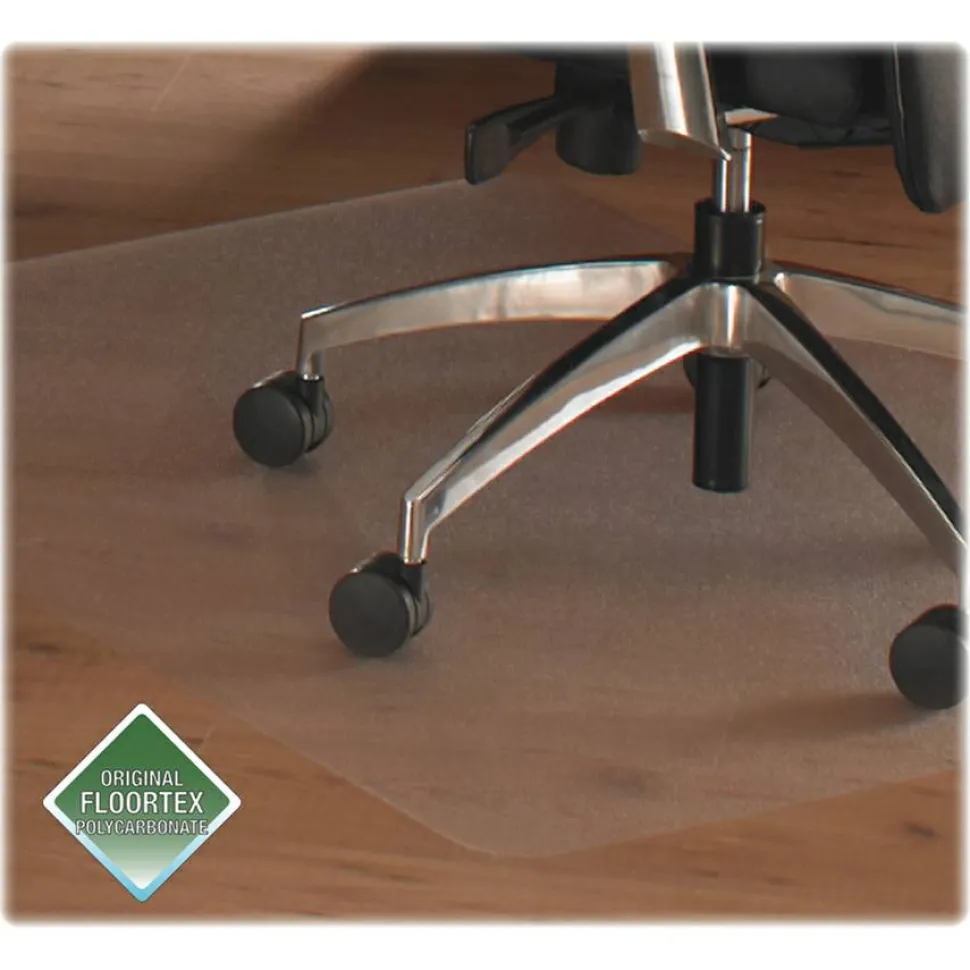 Floortex Cleartex Ultimat Polycarbonate Rectangular Chair Mat for Hard Floor - 35" x 47"