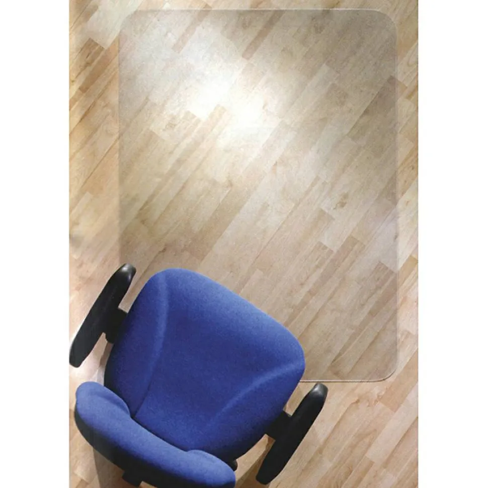 Floortex Cleartex Ultimat Polycarbonate Rectangular Chair Mat for Hard Floor - 35" x 47"
