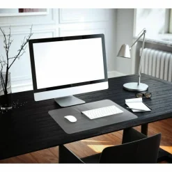 Floortex Desktex Anti Static Desk Pad 20" x 36" Rectangular 20" Width x 36" Length x 0.03000" Depth Clear Backing Vinyl Clear TAA Compliant
