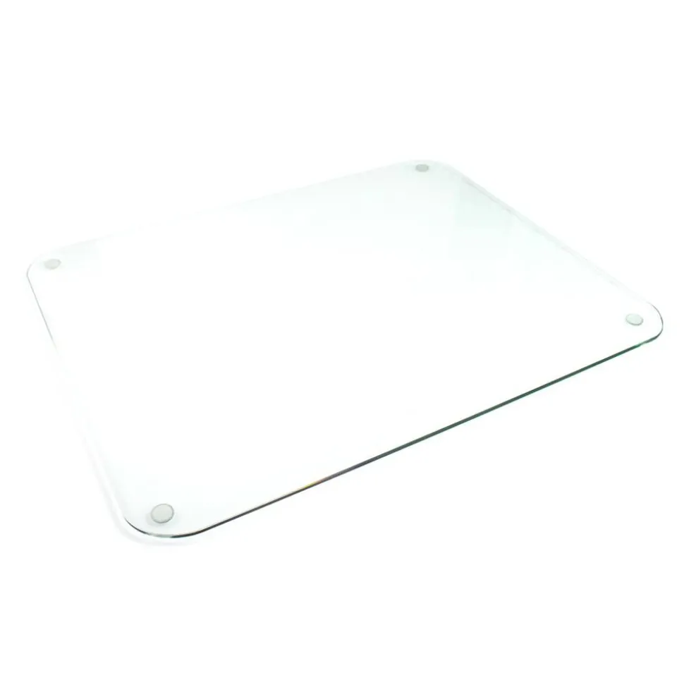 Floortex Desktex Glaciermat Glass Desk Pad - 20" x 36"