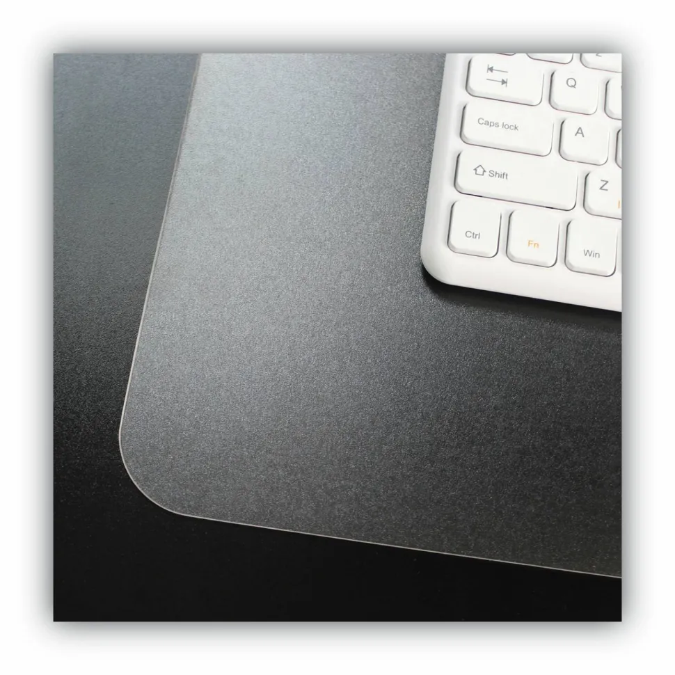 Floortex Desktex Polycarbonate Desk Pad 17" x 22" Clear Rectangular Polycarbonate Desk Pad 22" L x 17" W x 0.03" D