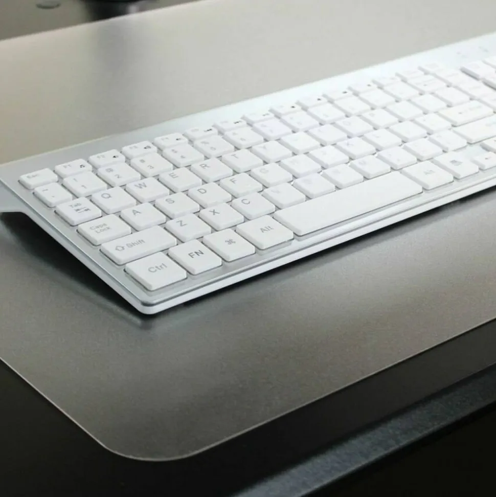 Floortex Desktex Polycarbonate Desk Pad 17" x 22" Clear Rectangular Polycarbonate Desk Pad 22" L x 17" W x 0.03" D