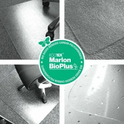 Floortex Eco Friendly Carbon Neutral Chair Mat for Low / Medium Pile Carpets