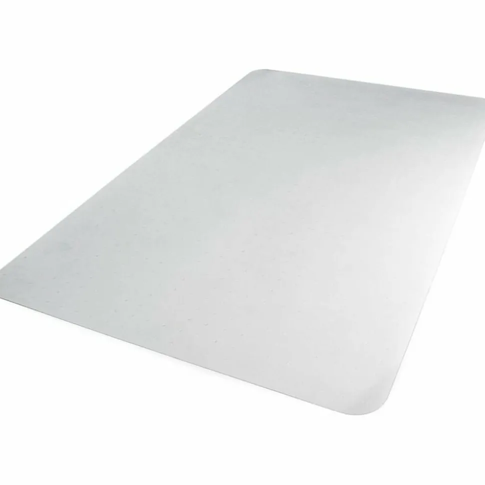 Floortex Ecotex Marvec BioPVC Chairmat - Carpet - 48" Length x 36" Width - Polyvinyl Chloride (PVC) - Clear - 1Each