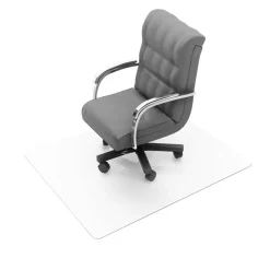Floortex Evolutionmat 48" x 60" Enhanced Polymer Rectangular Chair Mat for Carpets