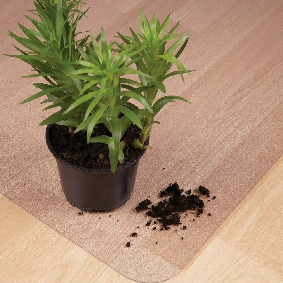 Floortex Evolutionmat 30" x 48" Enhanced Polymer Rectangular Chair Mat for Hard Floors