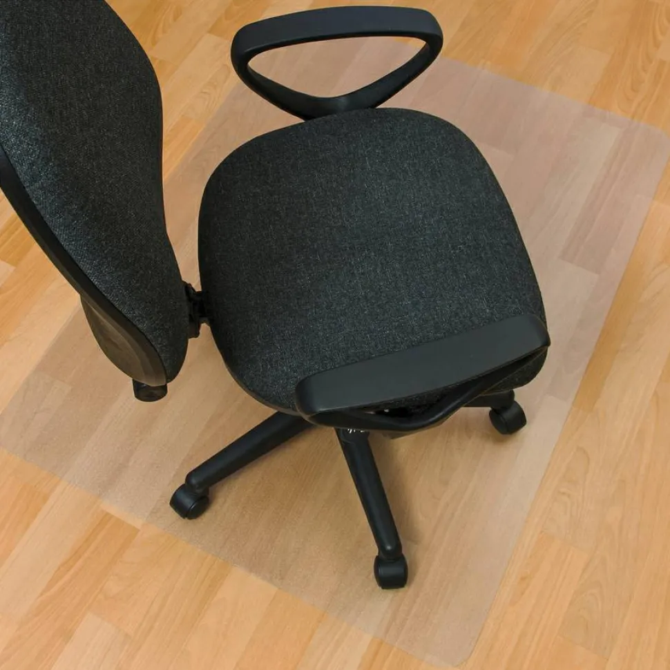 Floortex Evolutionmat 30" x 48" Enhanced Polymer Rectangular Chair Mat for Hard Floors