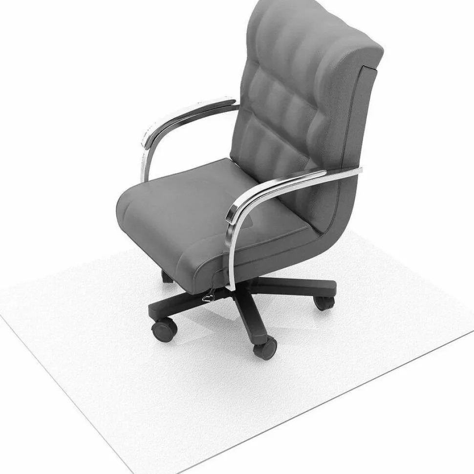 Floortex Evolutionmat 30" x 48" Enhanced Polymer Rectangular Chair Mat for Hard Floors
