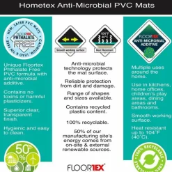 Floortex Hometex Biosafe Hometex Anti-Microbial Table Mat 19