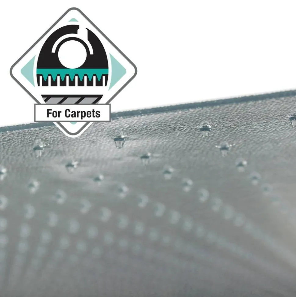 Floortex Polycarbonate Contoured Chair Mat for Carpets up to 1/2" - 39 x 49"