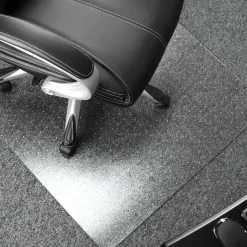 Floortex Polycarbonate Rectangular Chair Mat for Carpets over 1/2