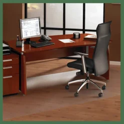 Floortex XXL Polycarbonate Rectangular Chair Mat for Hard Floors - 60