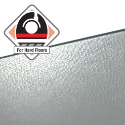 Floortex XXL Polycarbonate Rectangular Chair Mat for Hard Floors - 60