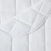 Flourish Microfiber Quilted Blankets, Full, White, Total Qty 4