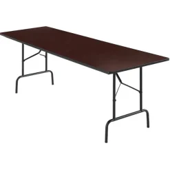 Folding Table, 29"H x 96"W x 30"D, Walnut