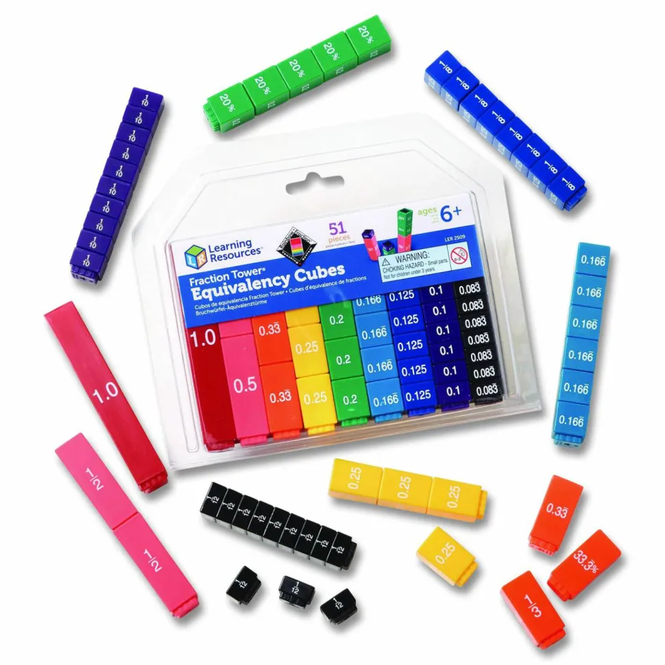 Fraction Tower Cubes: Equivalency Set
