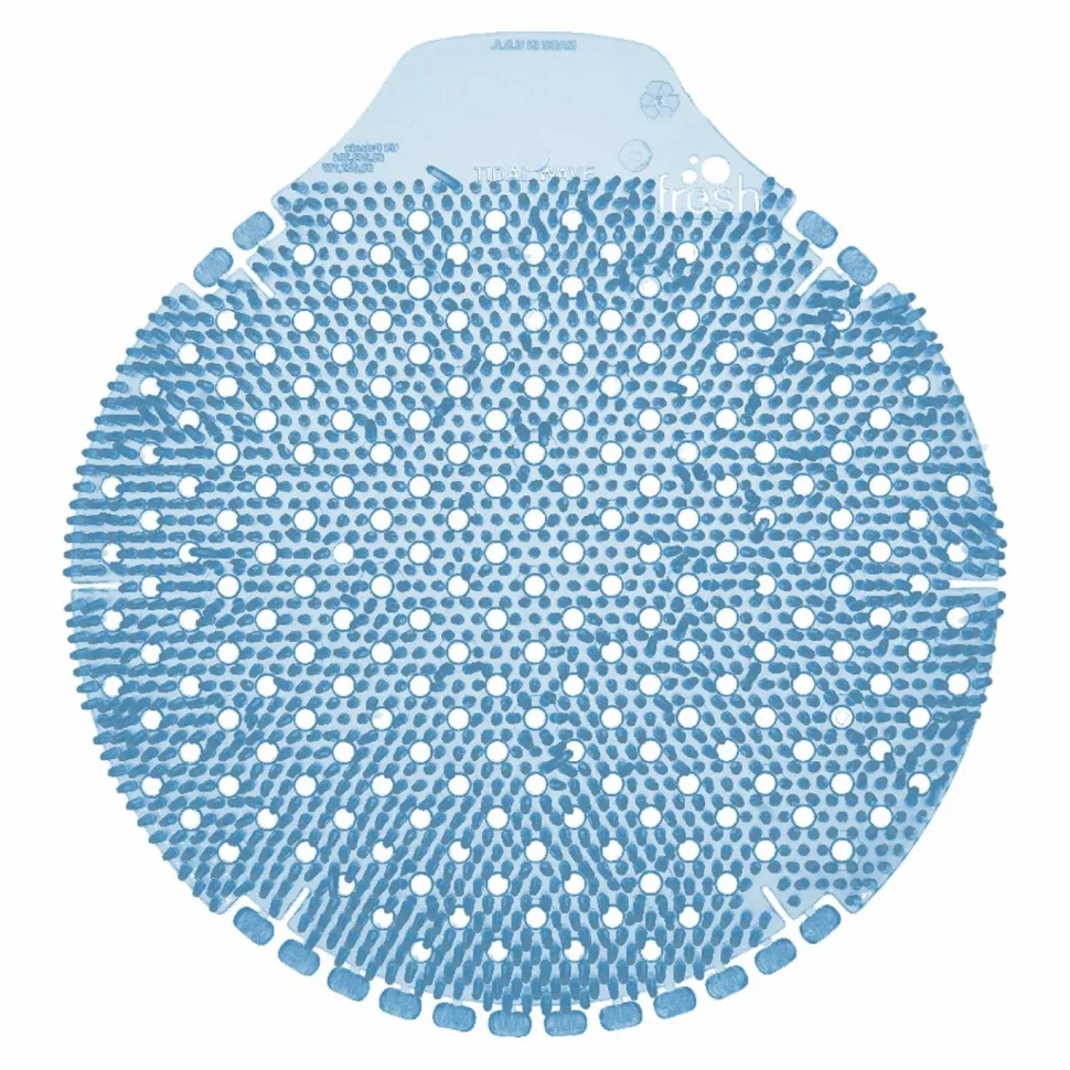 Fresh Products Tidal Wave, Urinal Screens, Cotton Blossom Scent, Blue, 0.42 oz, 6/Box