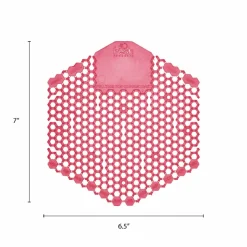 Fresh Products Wave 3D Urinal Deodorizer, Spiced Apple Scent, Red, 10/Box