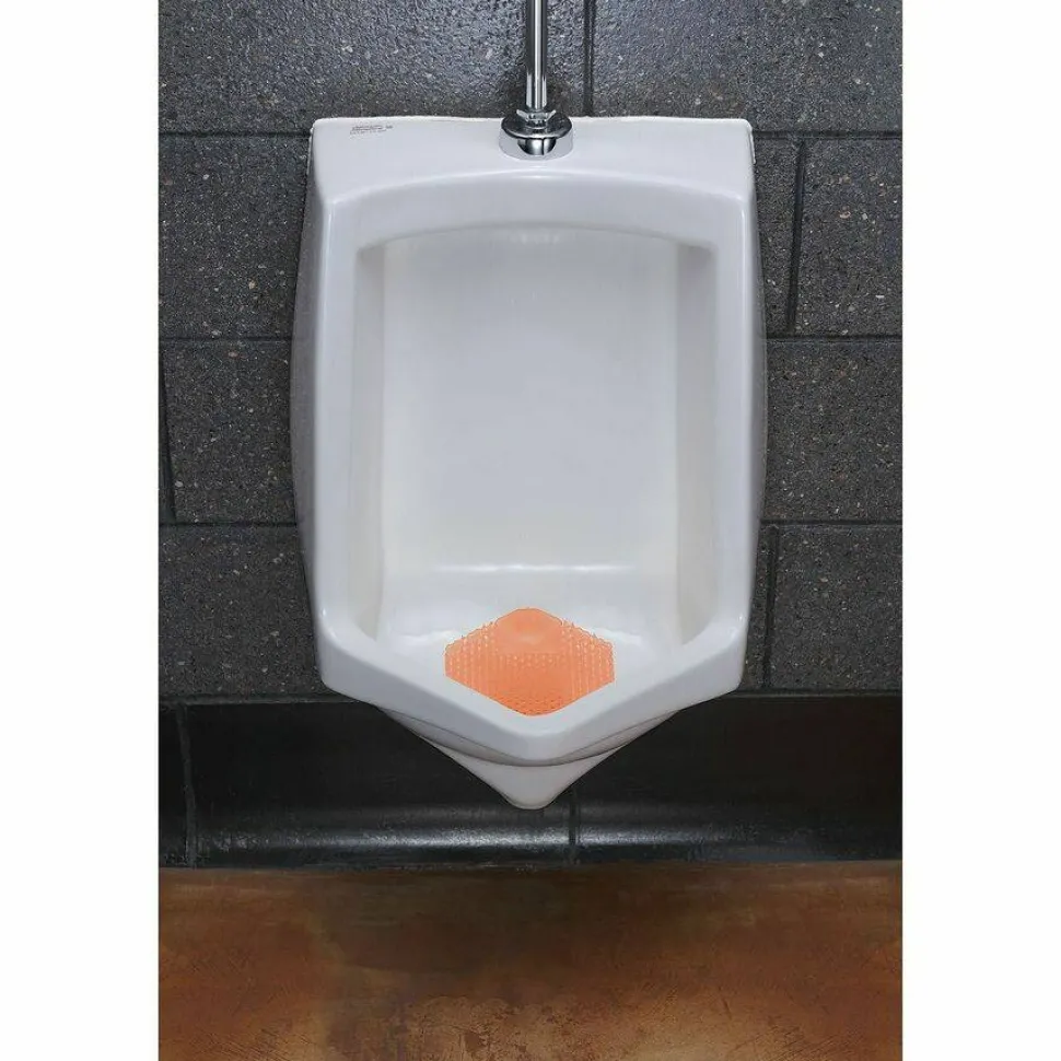 Fresh Products Wave 3D Urinal Deodorizer, Mango Scent, Orange Color, 10/Box
