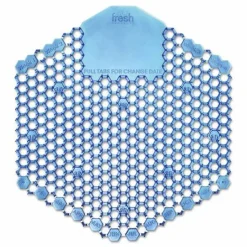 Fresh Products Wave 3D Urinal Deodorizer, Cotton Blossom Scent, Blue, 10/Box, 6 Boxes/Carton