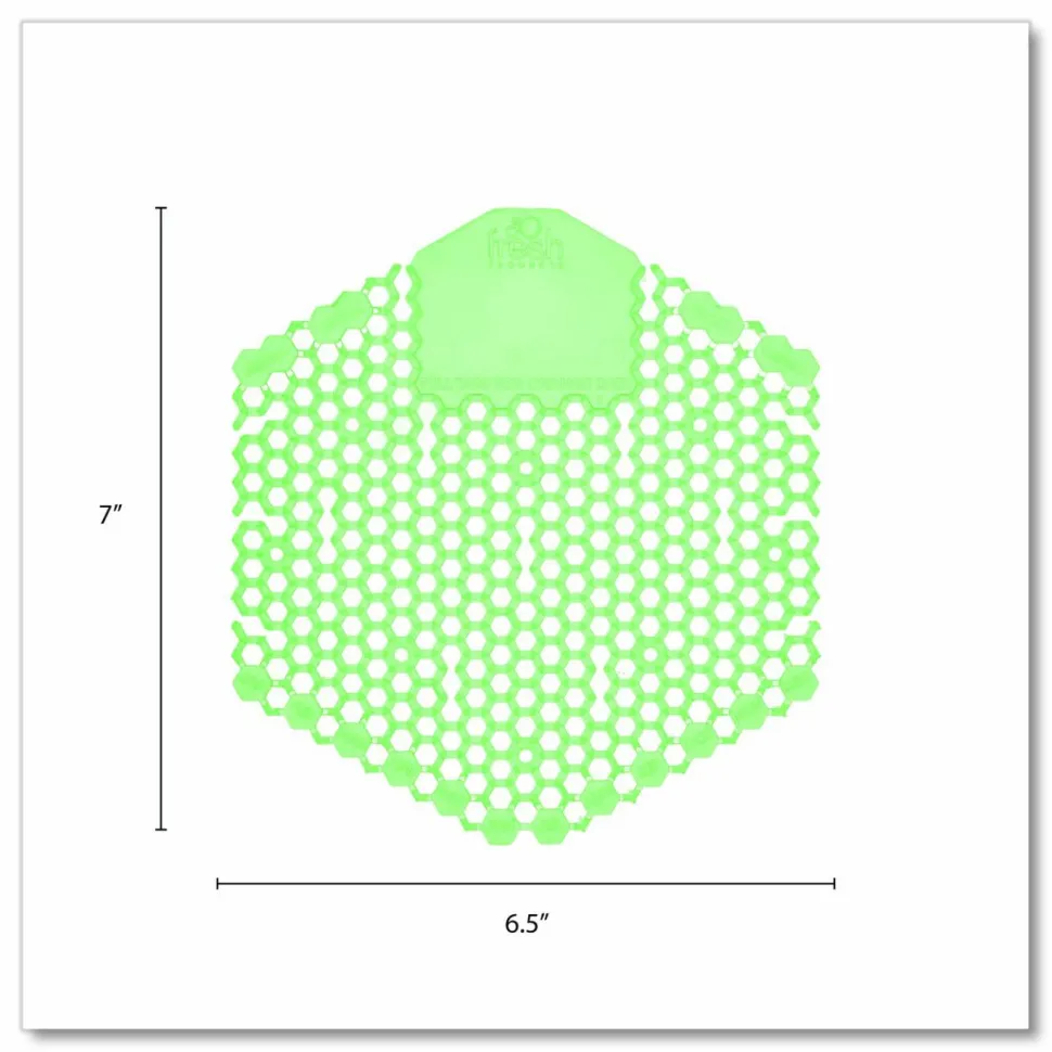 Fresh Products Wave 2.0 Urinal Deodorizer Screen, Cucumber Melon, Green, Box Of 10