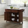 Full Size Granite Top Kitchen Cart