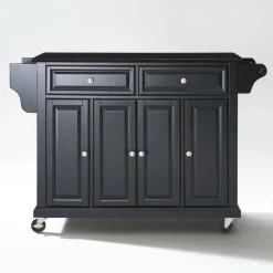 Full Size Granite Top Kitchen Cart