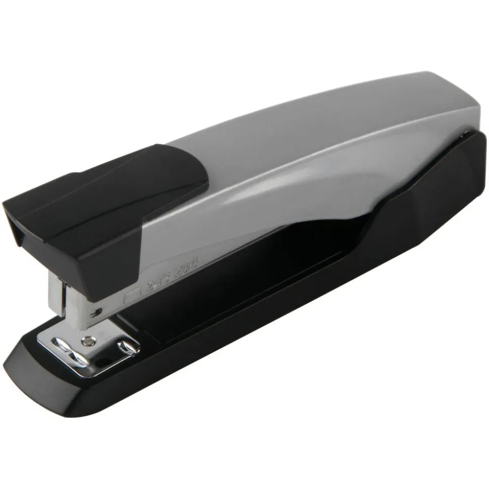 Full-Strip Metal Desktop Stapler, 25 Sheets Capacity, Silver