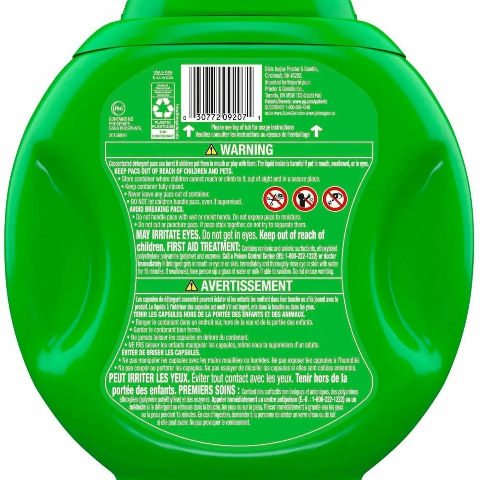 Gain Flings Detergent Pacs