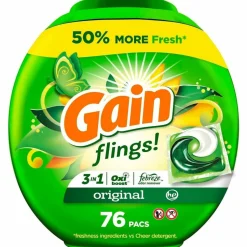 Gain Flings Detergent Pacs