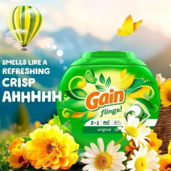 Gain Flings Detergent Pacs