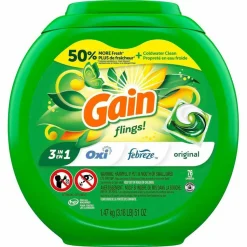 Gain Flings Detergent Pacs
