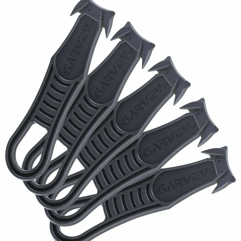 Garvey Klever Kutter Box Cutter Knives Safety Cutter, Plastic, 4" Length, Black Pack Of 5