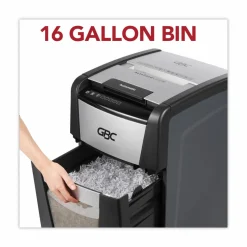 GBC AutoFeed+ 300M Micro-Cut Office Shredder, 300 Auto/8 Manual Sheet Capacity
