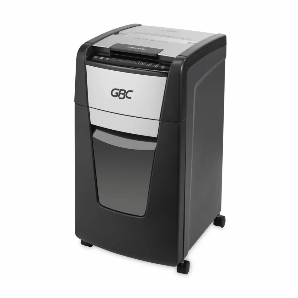 GBC AutoFeed+ 300M Micro-Cut Office Shredder, 300 Auto/8 Manual Sheet Capacity