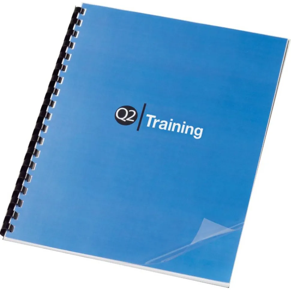 GBC ClearView Binding Covers, 8 1/2" x 11", Clear, Pack Of 100