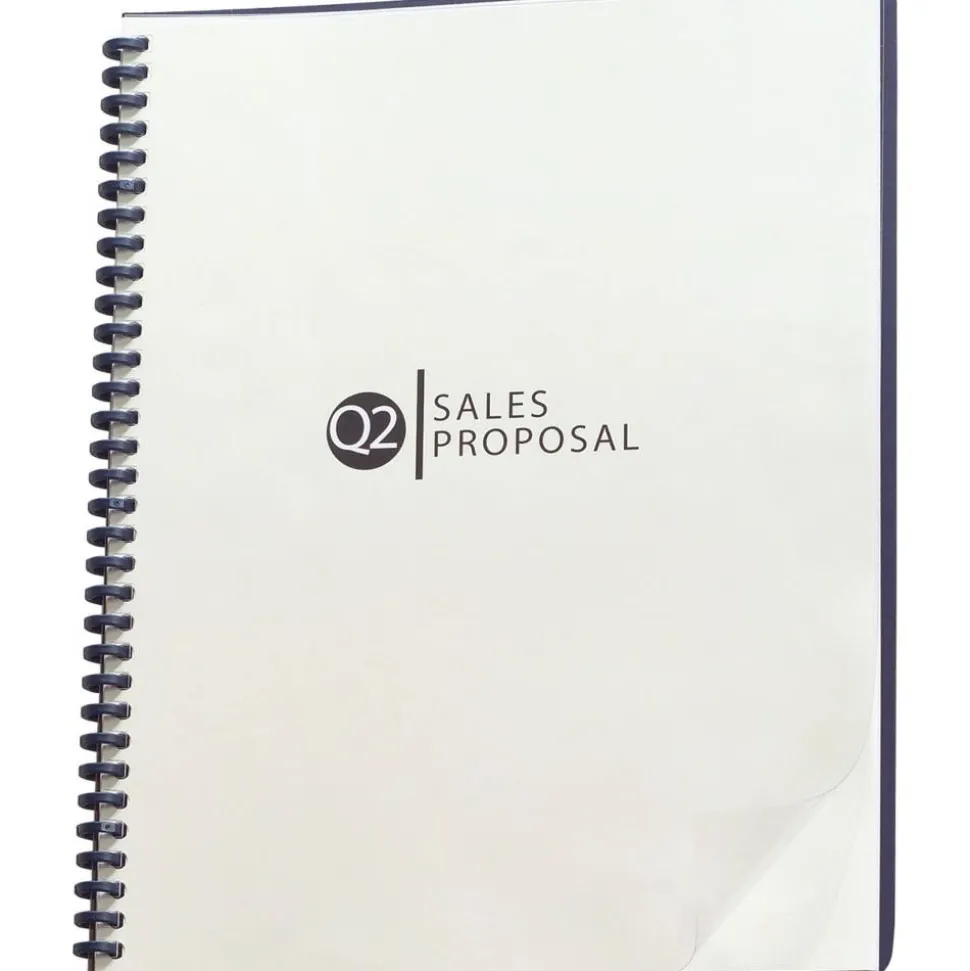 GBC ClearView Standard Presentation Covers, 8 3/4" x 11 1/4", Clear, Box Of 100