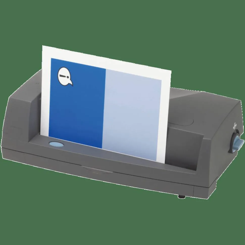 GBC Electric Adjustable 2-Hole Punch, Dark Gray