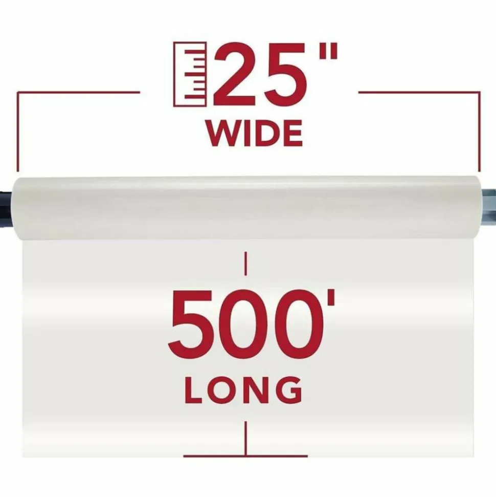 GBC EZLoad Laminating Roll Film, 1.5 Mil, 25" x 500', Box Of 2