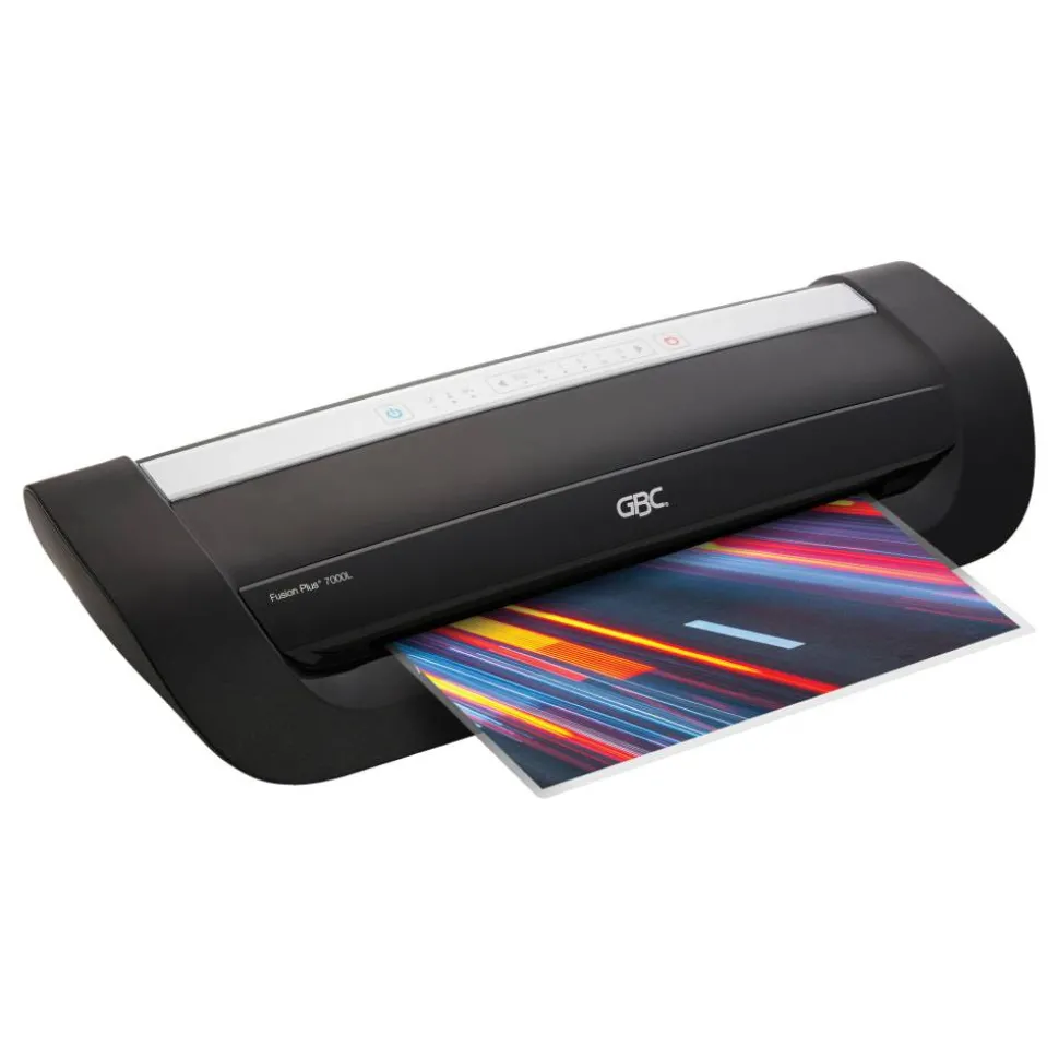 GBC Fusion 7000L 12" Laminator, 1 Min Warm-Up, 3-10 Mil, Includes 50 EZUse Laminating Pouches